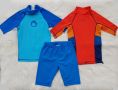 Плажни блузи UPF 50+ и бански за момче 7-8 години, снимка 1 - Детско бельо и бански  - 45694782