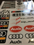 Audi Ауди стикери - един лист А4, снимка 5