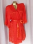 М Червен сатенен халат , снимка 1