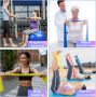 VALYPANOR Resistance Bands 2 m Fitness Bands Комплект от 4 ленти за упражнения с 4 нива на съпротивл, снимка 4