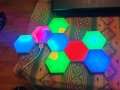 Hexagonal Gaming LED панели RGB 8 бр смарт осветление, снимка 3
