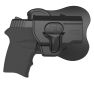 Полимерен кобур за пистолет SW Bodyguard .380 с лопатка CY-JBG2 Cytac, снимка 1 - Оборудване и аксесоари за оръжия - 45037729