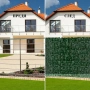 Изкуствен жив плет от бръшлян 1.5 x 3 м – UV устойчив, плътна зелена стена за балкон и ограда, снимка 5