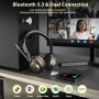 Професионална Bluetooth Слушалка Earbay с Микрофон – Шумопотискане и 40ч. батерия, снимка 4