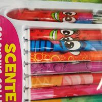 детски моливи и фулмастри, миришещи на плодове, голяма кутия, снимка 1 - Образователни игри - 45760511