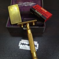 Самобръсначка GILLETTE Made In ENGLAND 1920/40 г, снимка 5 - Антикварни и старинни предмети - 45913971