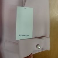 Zara нов с етикет розов блейзър, снимка 3 - Сака - 45887116