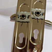 Дръжки 58 мм междуцентрие, секретни, никел - китайски стандарт, снимка 2 - Входни врати - 45861035