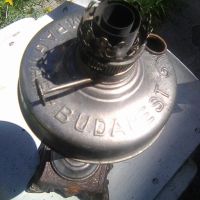 Стара газена австро - унгарска лампа без стъкло, снимка 2 - Други ценни предмети - 45203965