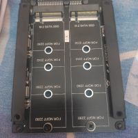 Chenyang M.2 SATA SSD към 2,5 инча SATA адаптер, двоен NGFF B+M ключ НОВО, снимка 4 - Друга електроника - 45854147