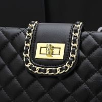 Дамска чанта от естествена кожа Black 1232, снимка 2 - Чанти - 45353313