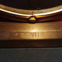 Германски настолен часовник на ток ROVITA, снимка 6 - Антикварни и старинни предмети - 45465031