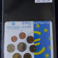 Гърция 2003 - Комплектен банков евро сет от 1 цент до 2 евро, снимка 1 - Нумизматика и бонистика - 45558549