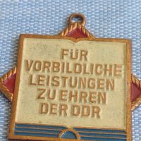 Стар медал ГДР рядък за КОЛЕКЦИЯ ДЕКОРАЦИЯ 27629, снимка 3 - Антикварни и старинни предмети - 45479504