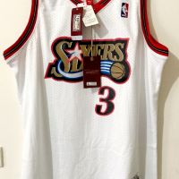 Оригинален мъжки баскетболен потник на Allen Iverson 1997-1998 , снимка 1 - Спортни дрехи, екипи - 45404669