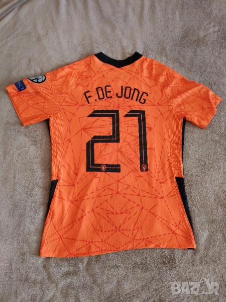 Мъжка футболна тениска NETHERLANDS,F. DE JONG,21,NIKE. , снимка 1
