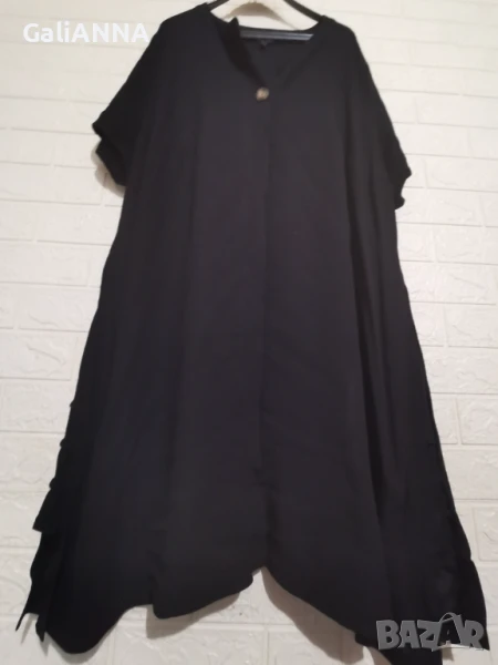 СТРАХОТНА ЕФИРНА РОКЛЯ ВИСКОЗА 3XL-5XL, снимка 1