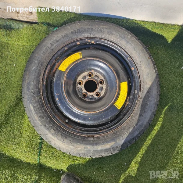 Продавам патерица5x114,3 резервна гума  155/90R18, снимка 1