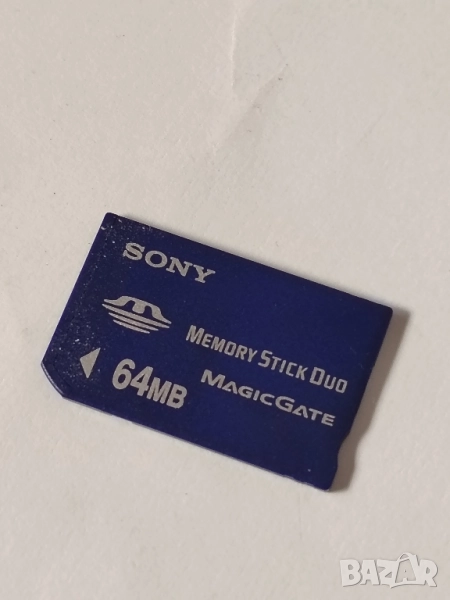 Memory stick duo 64мб карта за ретро фотоапарати , снимка 1