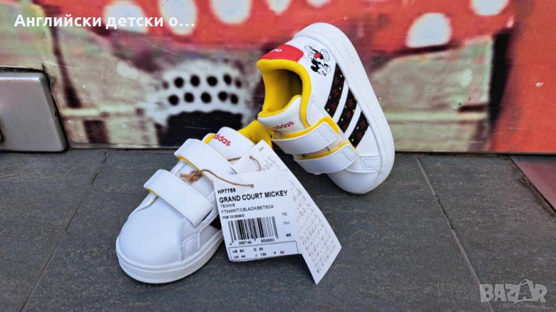 Английски детски оригинални кецки-ADIDAS Mikey Mouse, снимка 1