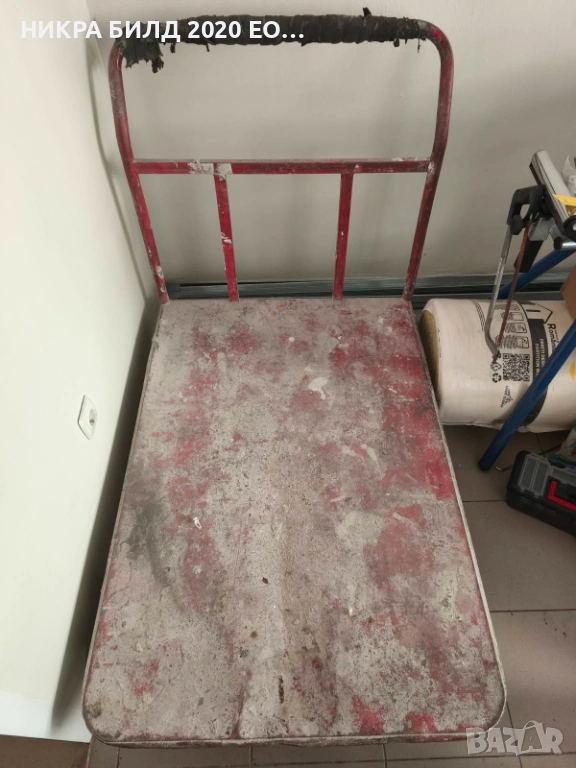 Платформа складова количка /транспортна количка 4 колела Ф190, снимка 1