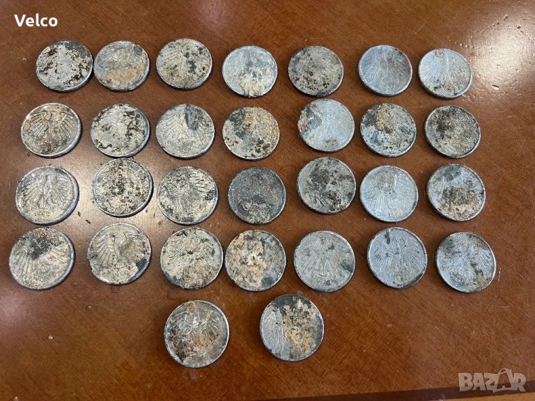 по 5 марки западно германски , снимка 1