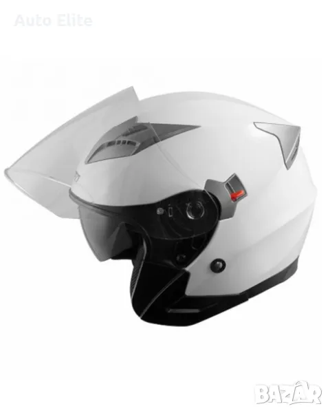 Каска за скутер A-PRO KINETIC WHITE 21498, снимка 1