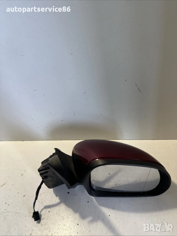 дясно предно странично огледало за Fiat 500L 1.3 M-Jet, 2013 г., червено/бордо, снимка 1