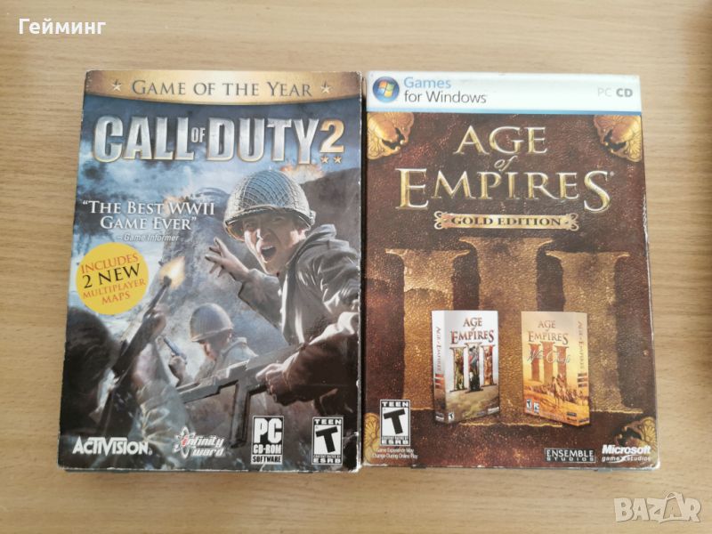 Call of Duty 2 и Age Of Empires 3 - Игри за PC, снимка 1