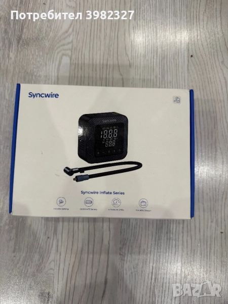 Syncwire Inflate Series – Мощен и компактен компресор, снимка 1