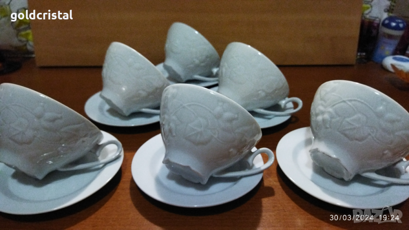 Български порцелан чаши за кафе , снимка 1
