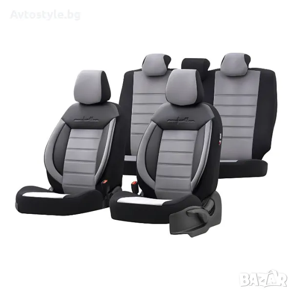 Тапицерия за кола Otom Comfortline (Черно/Сиво), снимка 1