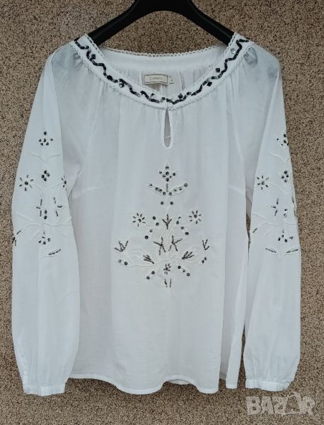 Дамска кенарена къса риза за народна носия., снимка 1