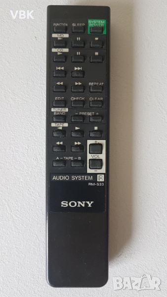 SONY RM-S33 AUDIO SYSTEM REMOTE , снимка 1