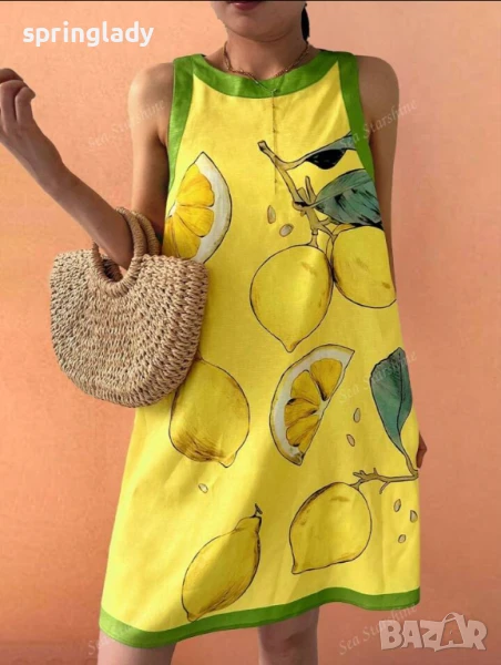 Свежа рокля с лимони, снимка 1