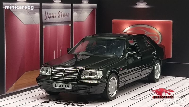 Метални колички: Mercedes-Benz S-Class W140, снимка 1