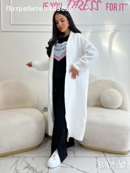 Плюшена жилетка/ палто, снимка 1