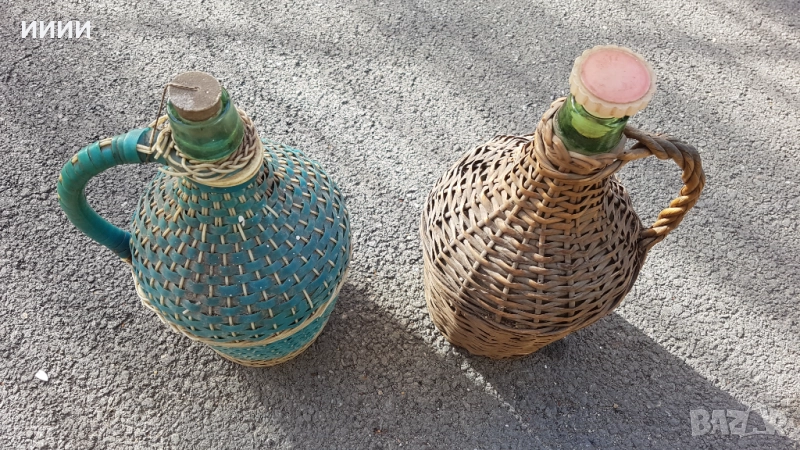 Плетена дамаджана 2 бр, снимка 1