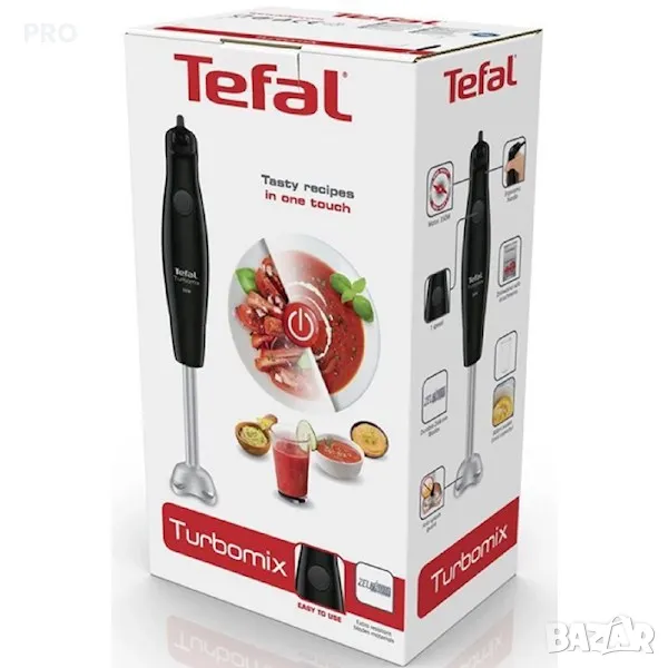 Пасатор Tefal - Turbomix, HB121838, 350W, 1 степен, черен, снимка 1