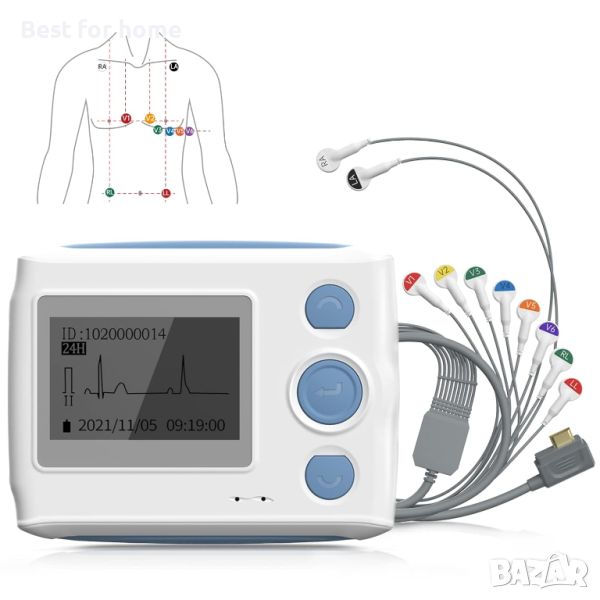 Wellue TH12 - 12 канален ЕКГ смарт сърдечен монитор, снимка 1