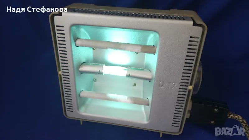 Кварцова лампа ГДР  DDR THELTA-SONNE   IR + UV , снимка 1