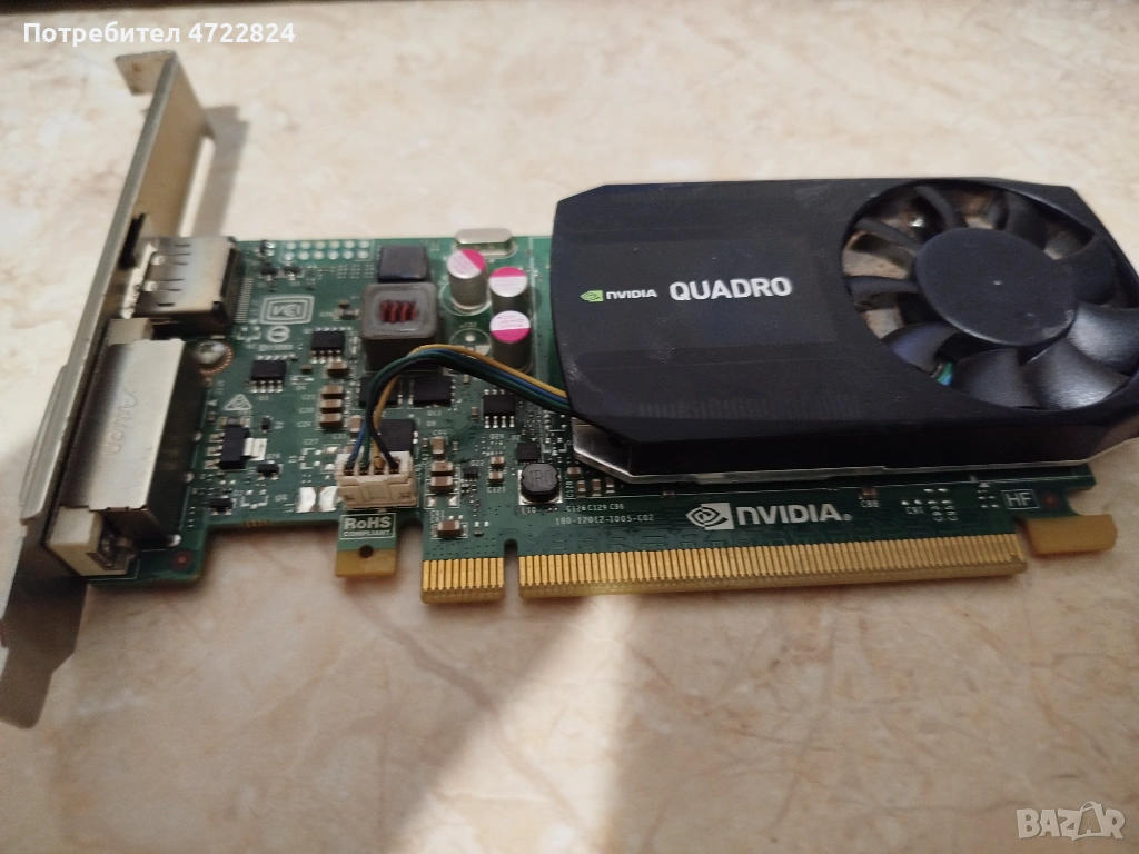 продавам видео карта Nvidia Quadro k620 2Gb , снимка 1