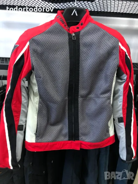 ТОП ЦЕНА Лятно мото яке DAINESE HYDRAFLUX протектори,размер 46-XS, снимка 1