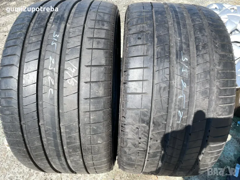 315/25/22 PIRELLI Pzero PZ4 101Y 2017г 5,5мм, снимка 1