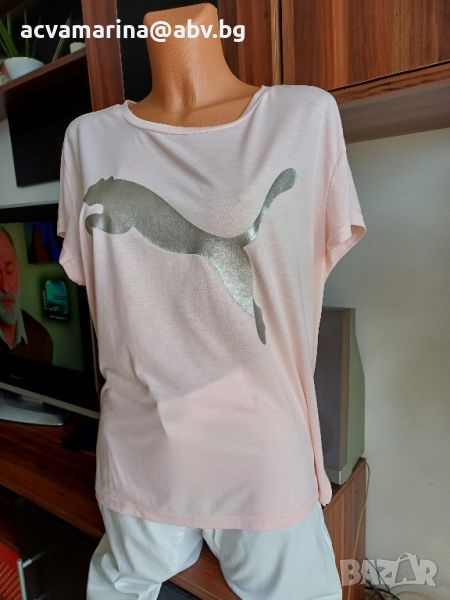 розова тениска Puma, снимка 1
