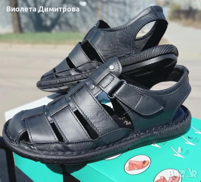 Мъжки Ortopedic Сандали от 100% естествена кожа, снимка 1