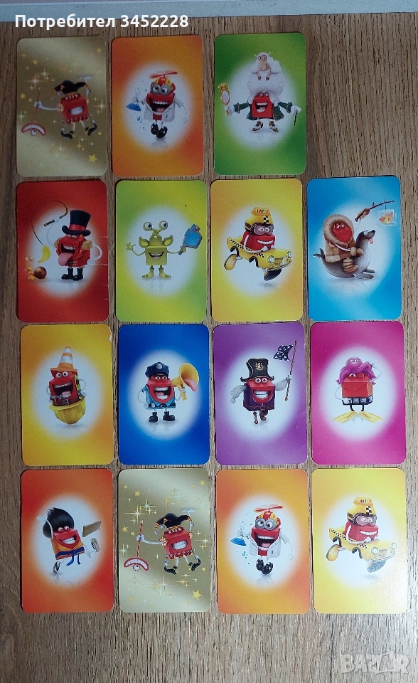 карти за колекционери 15 броя , снимка 1