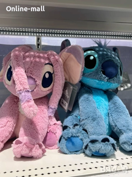 Плюшена играчка Лило и Стич Син/Розов Lilo Stitch плюшени играчки, снимка 1