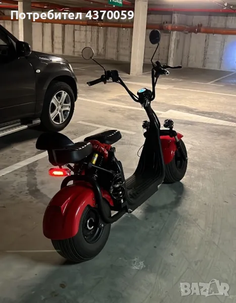 ЕЛЕКТРИЧЕСКИ СКУТЕР BIG CITY HARLEY-пробег70/80км,Bluetooth,65km/h, снимка 1