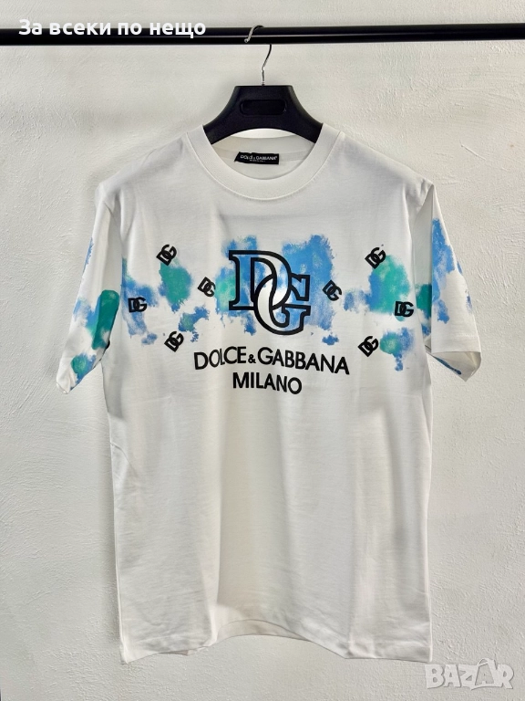 Dolce&Gabbana Мъжка Бяла Тениска👕Мъжка Блуза С Къс Ръкав Код V.B.33, снимка 1